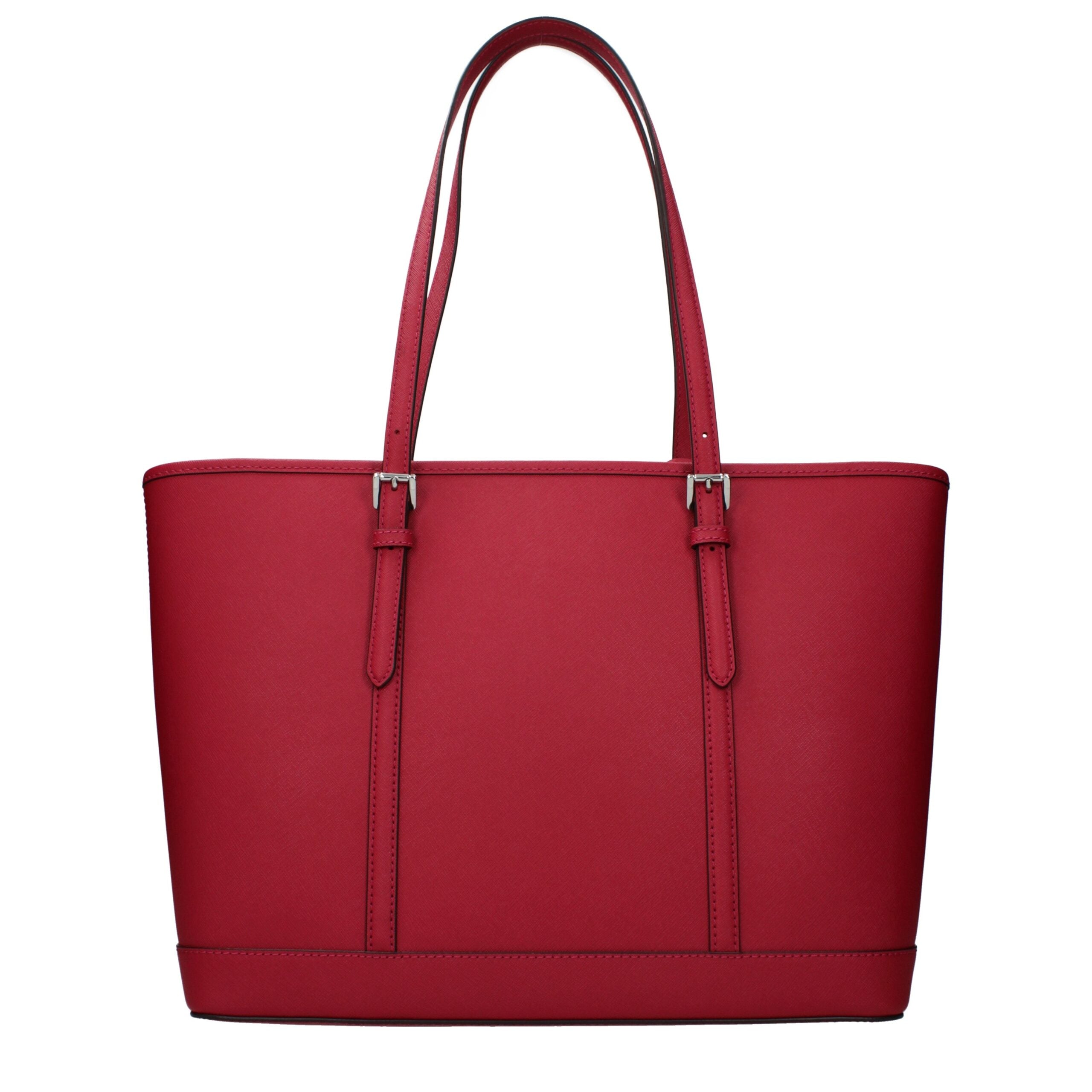 Red Leather Shoulder Bag