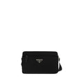 Black Recycled Polyamide Shoulder Bag