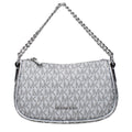 Gray Fabric Handbag