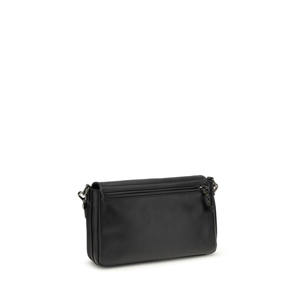 Black Calf Leather Bos Taurus Shoulder Bag