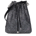 Black Satin Crossbody Bag