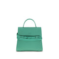 Bicolor Synthetic Handbag