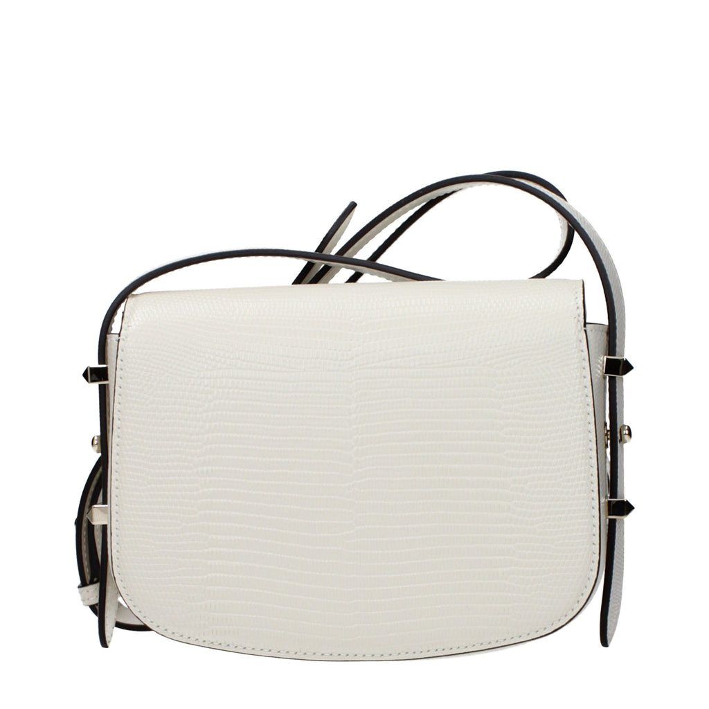 White Leather Shoulder Bag
