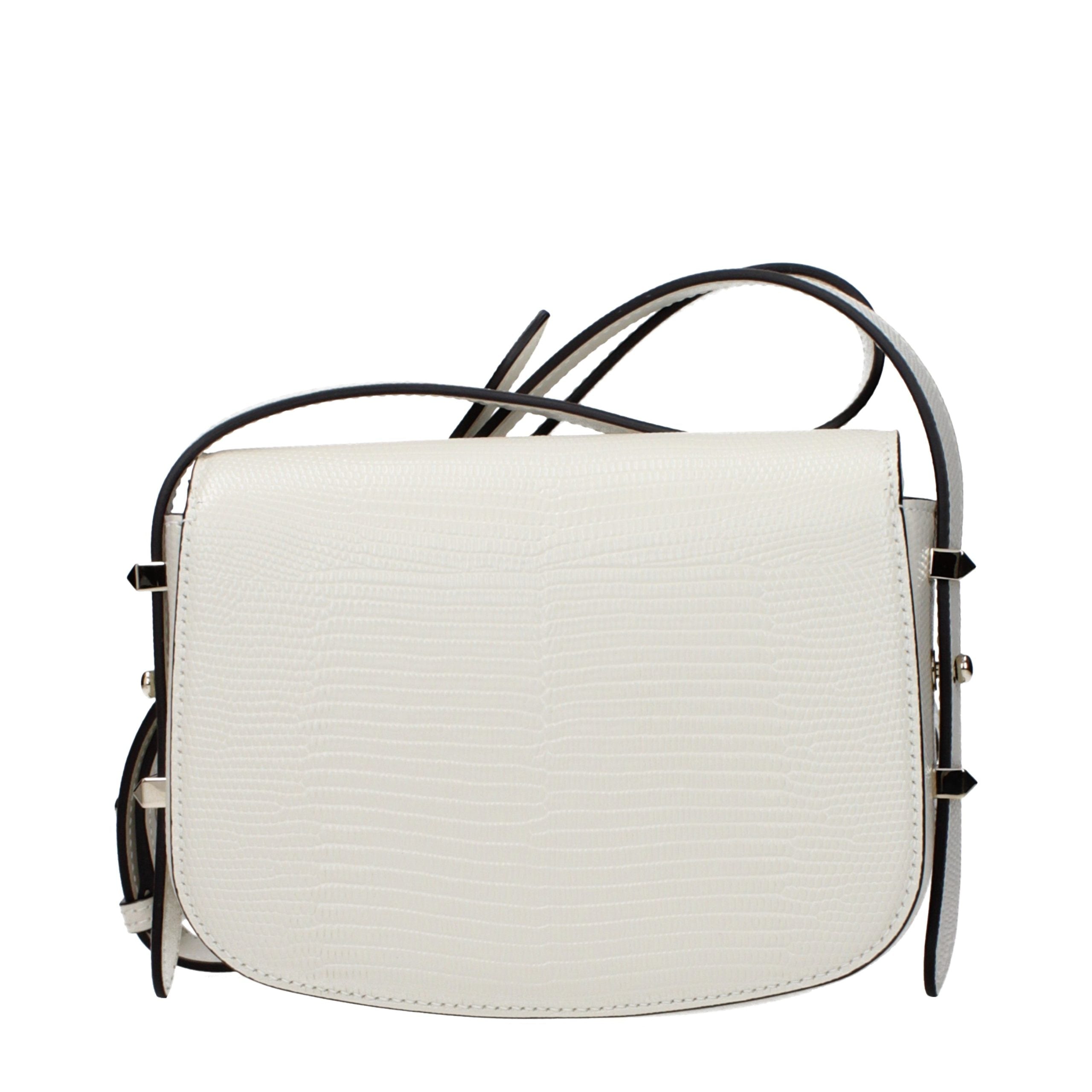 White Leather Shoulder Bag