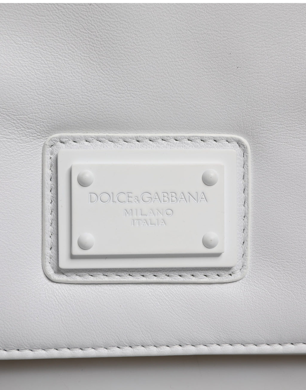 White Logo Plaque Crossbody Shoulder Borse Women Bag