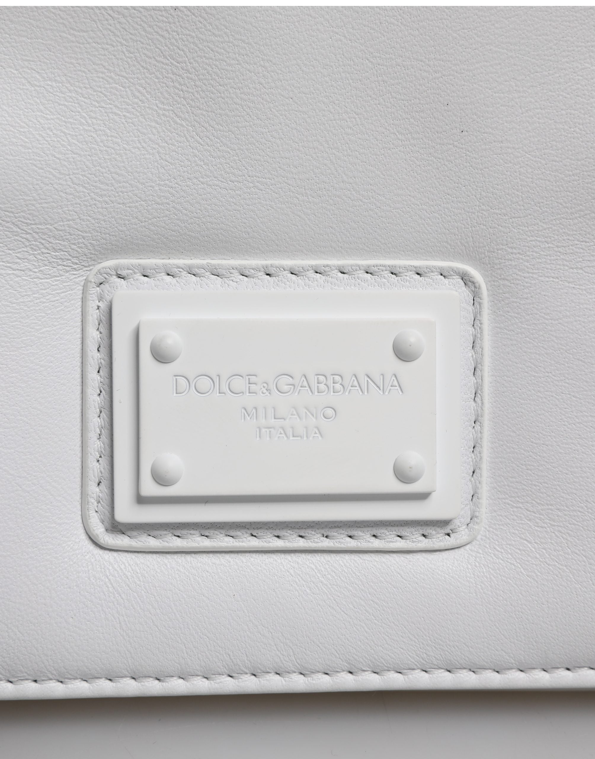 White Logo Plaque Crossbody Shoulder Borse Women Bag