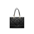 Black Leather Tote Bag