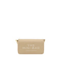 Beige Calf Leather Bos Taurus Shoulder Bag