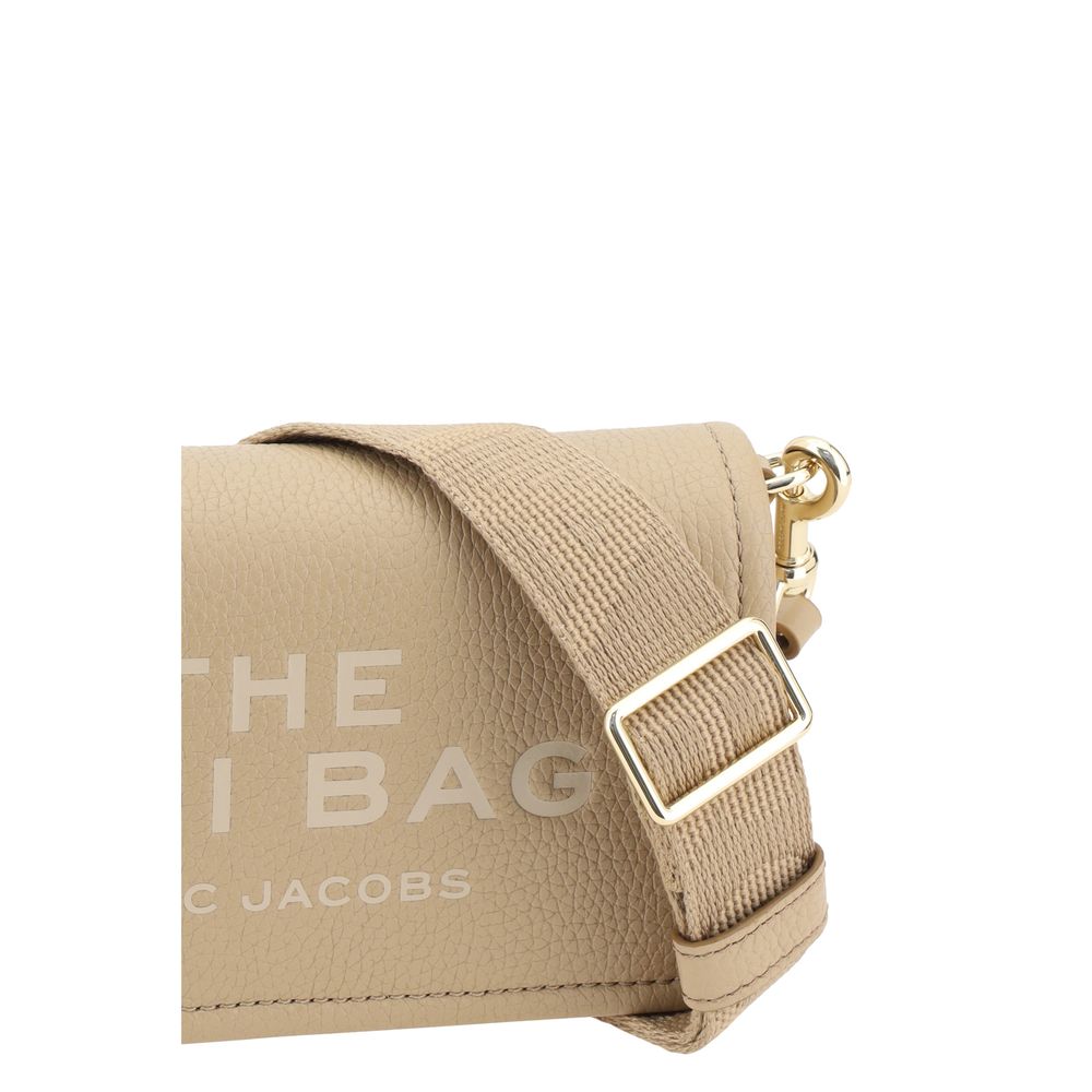 Beige Calf Leather Bos Taurus Shoulder Bag