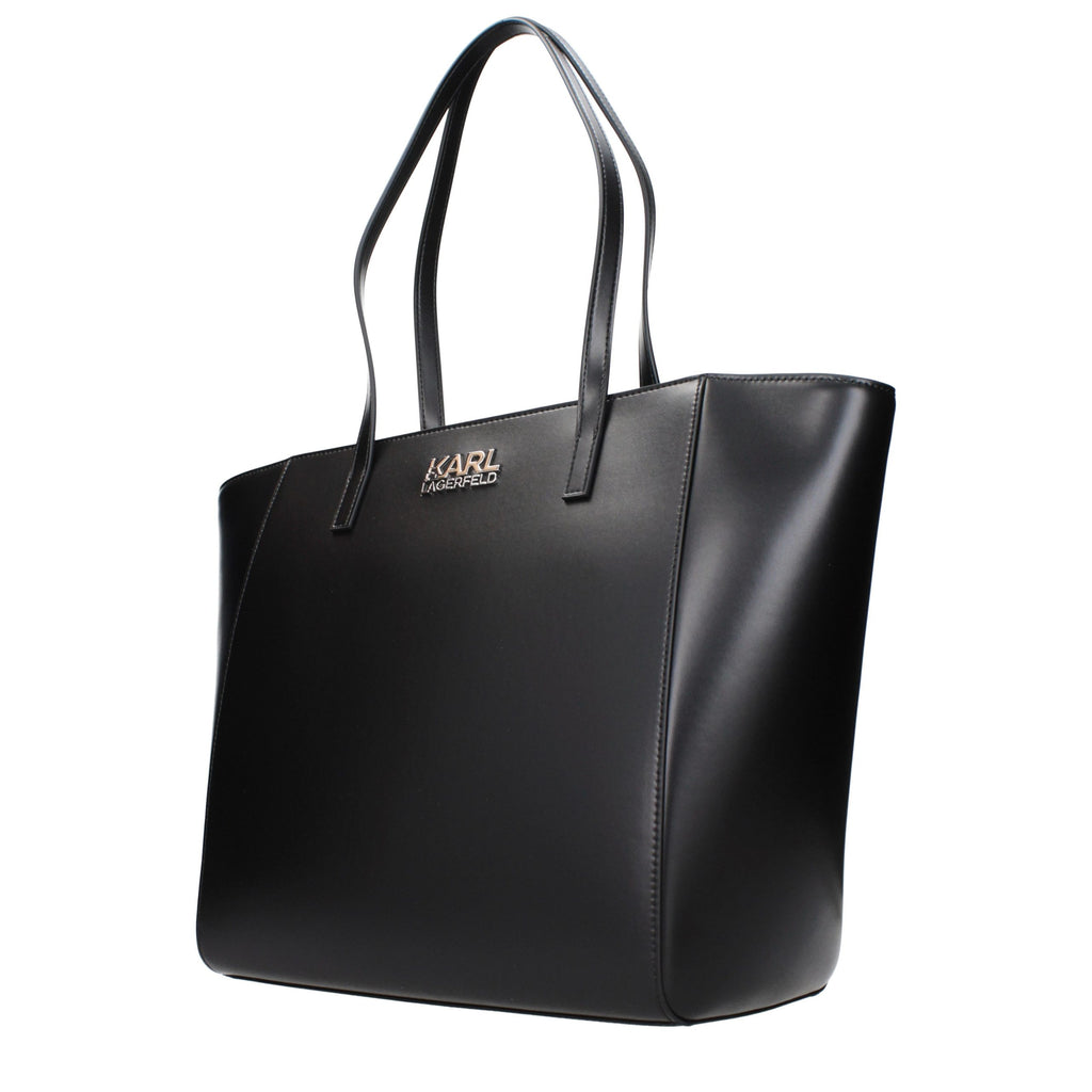 Black Polyethylene Shoulder Bag