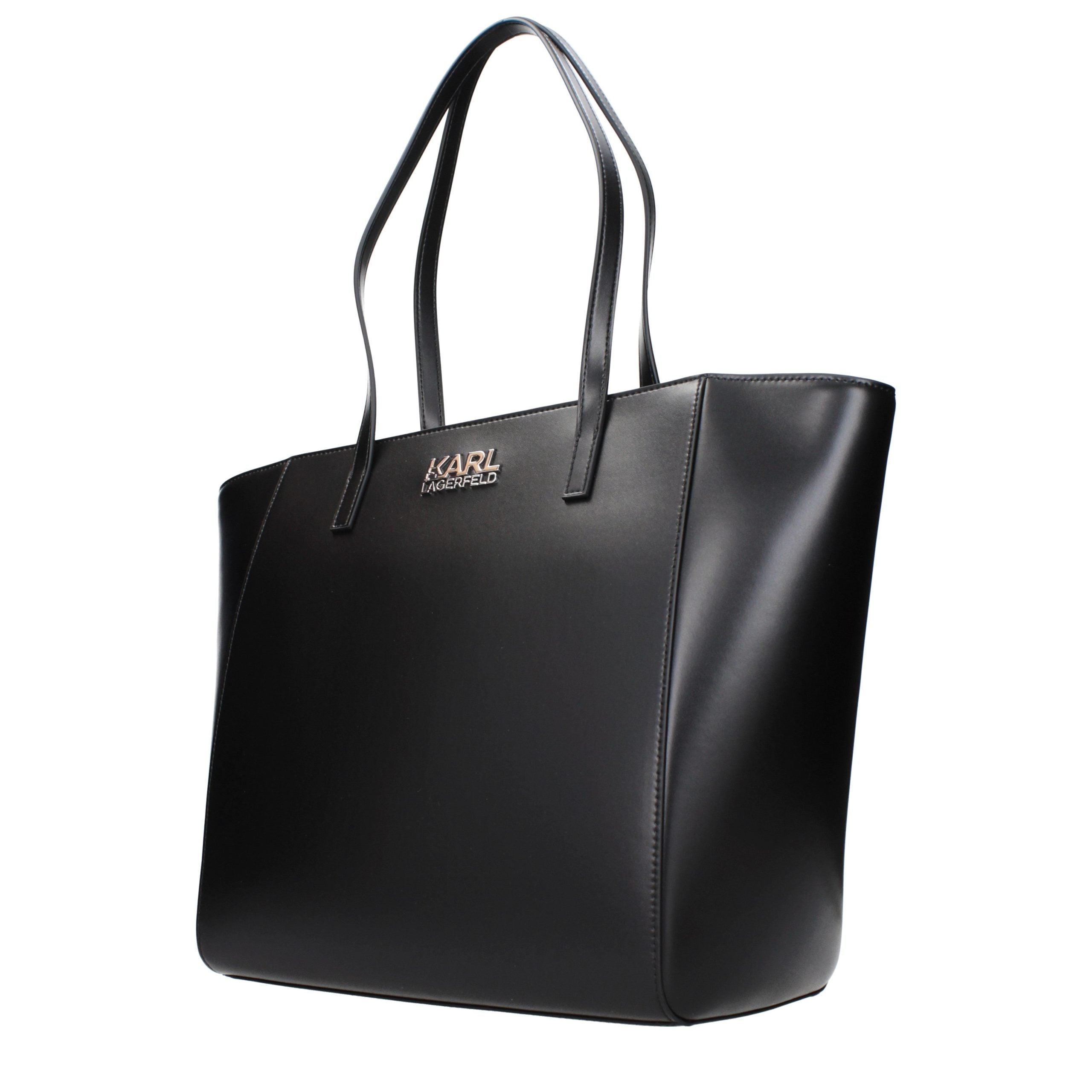 Black Polyethylene Shoulder Bag