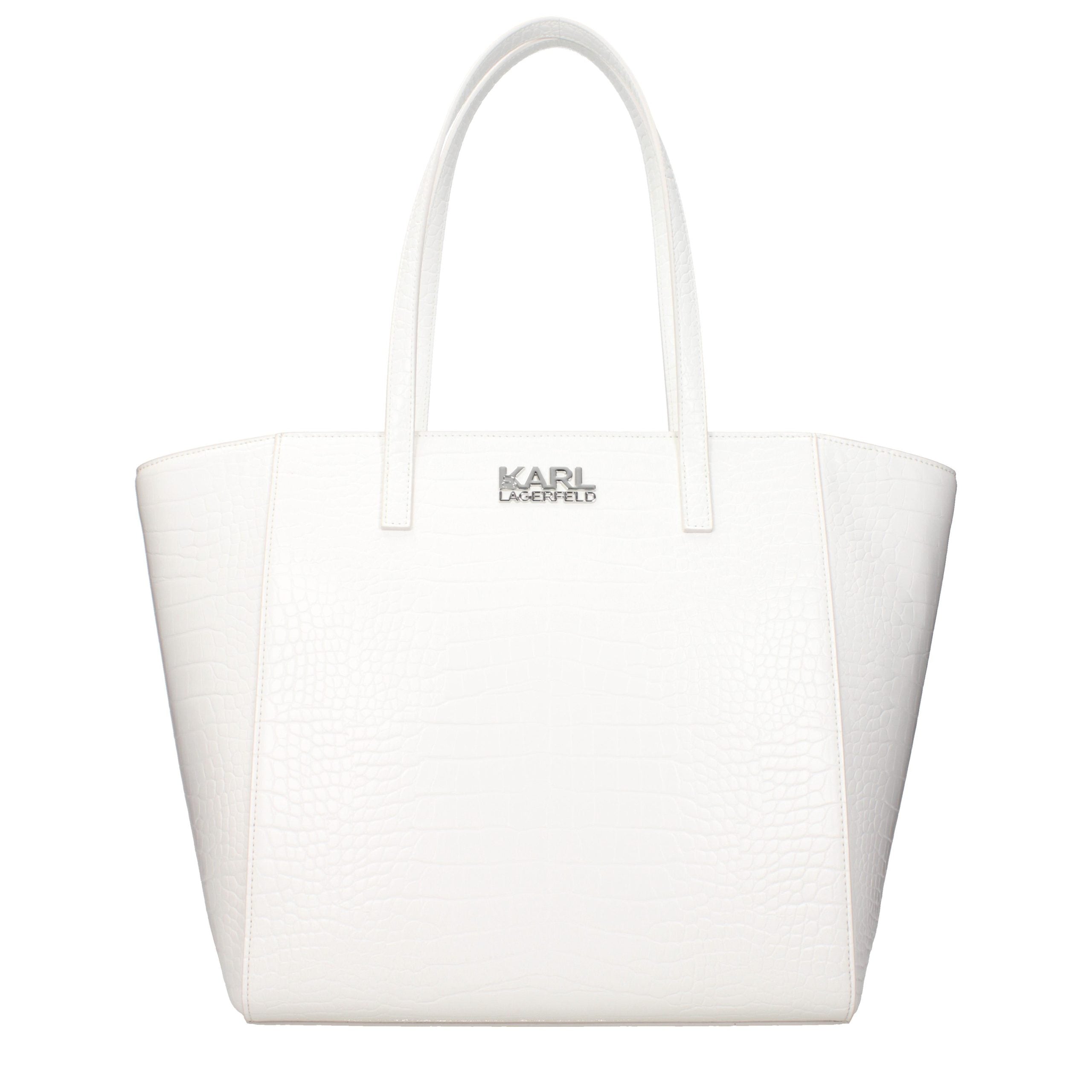 White Polyethylene Shoulder Bag