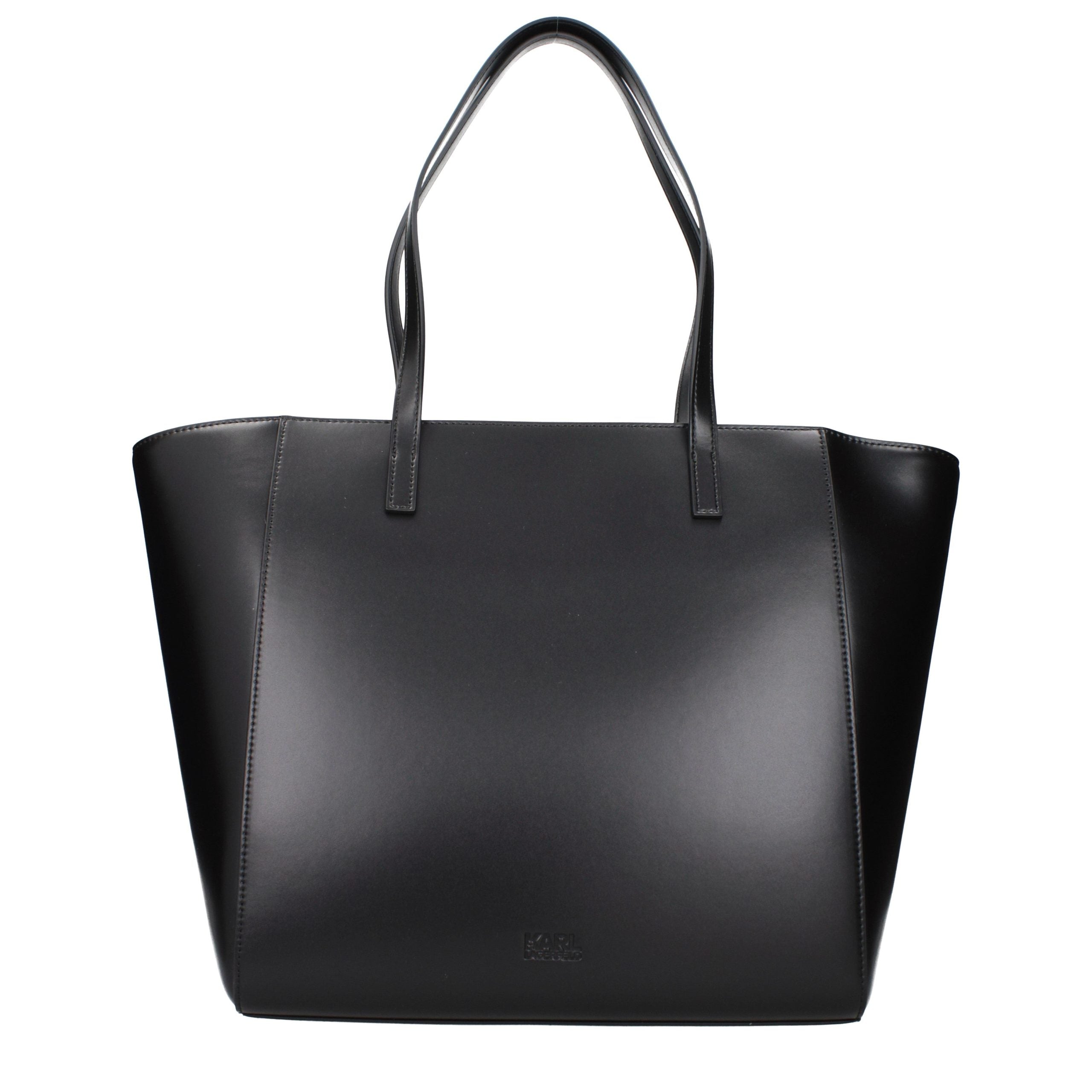 Black Polyethylene Shoulder Bag