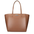Brown Polyethylene Shoulder Bag