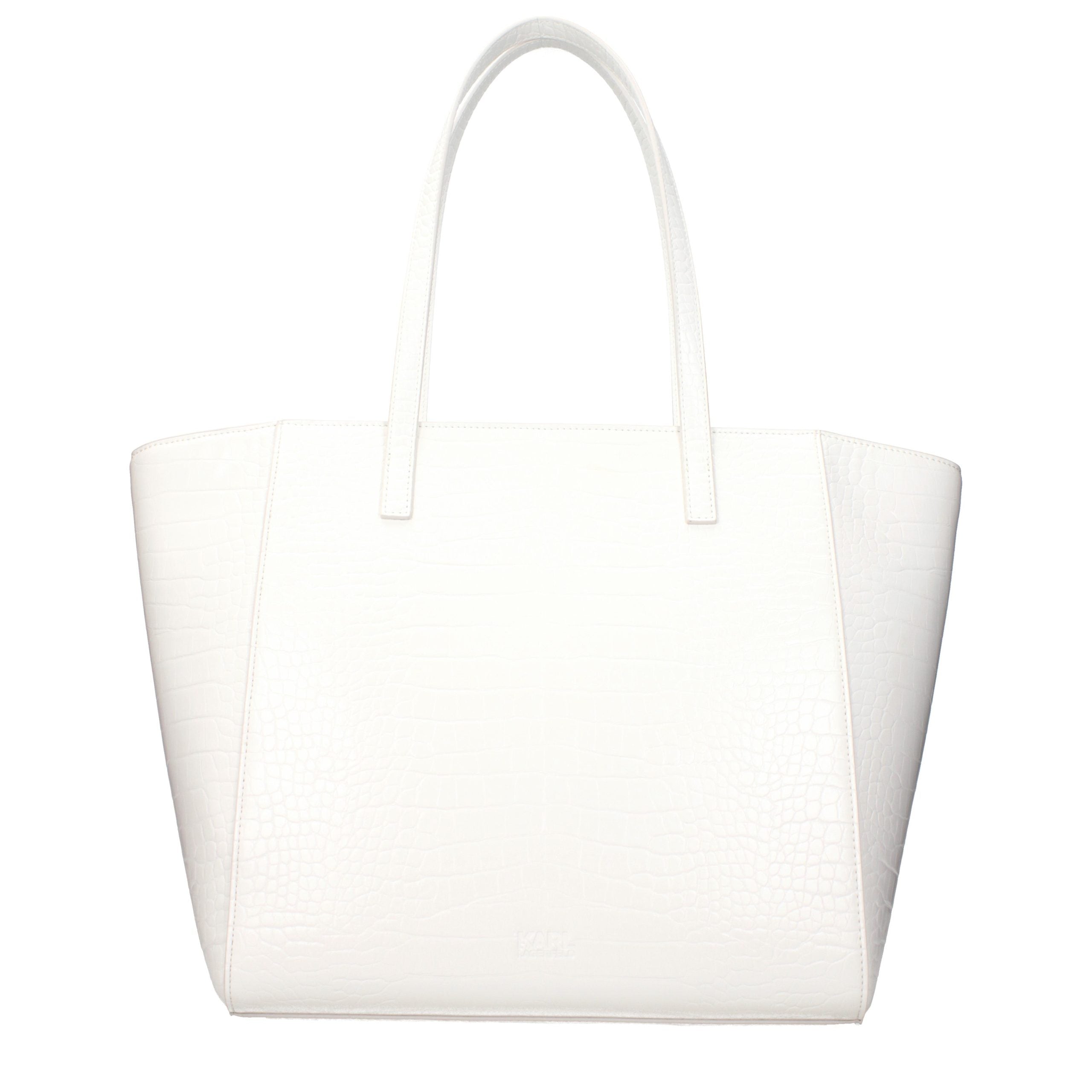 White Polyethylene Shoulder Bag