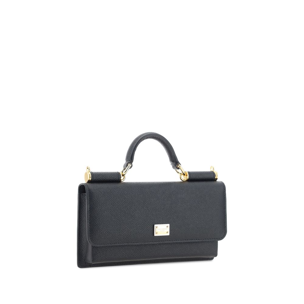 Black Calf Leather Bos Taurus Shoulder Bag