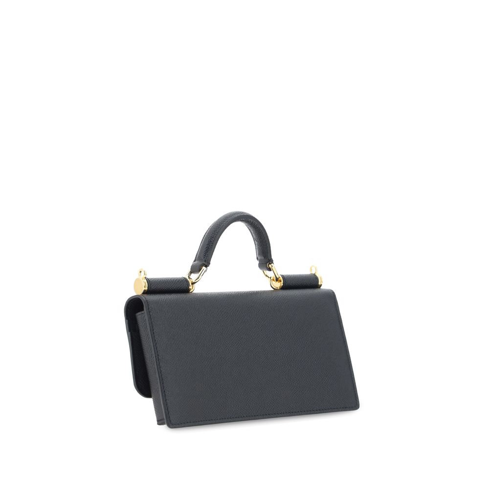 Black Calf Leather Bos Taurus Shoulder Bag