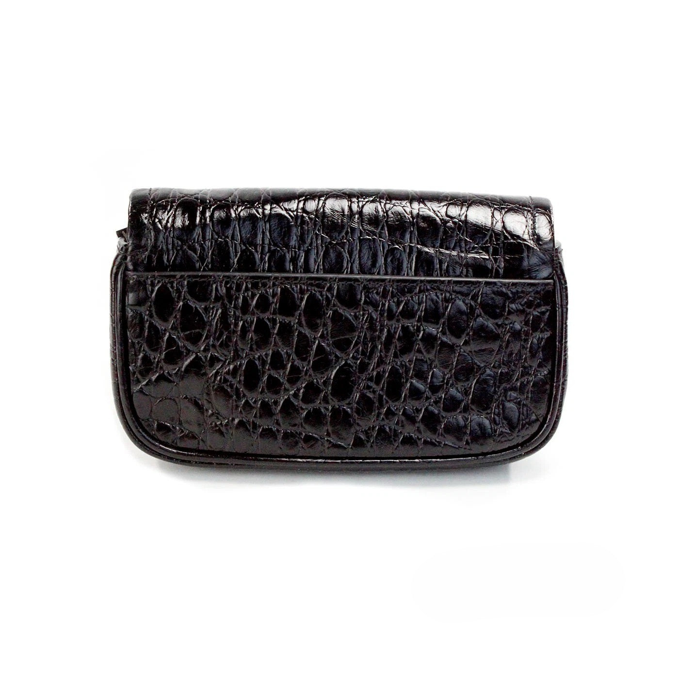 Marc Jacobs The Mini Shoulder Bag Black Embossed Leather Crossbody Bag