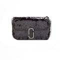 Marc Jacobs The Mini J Marc Shoulder Bag Black Sequined Crossbody Bag