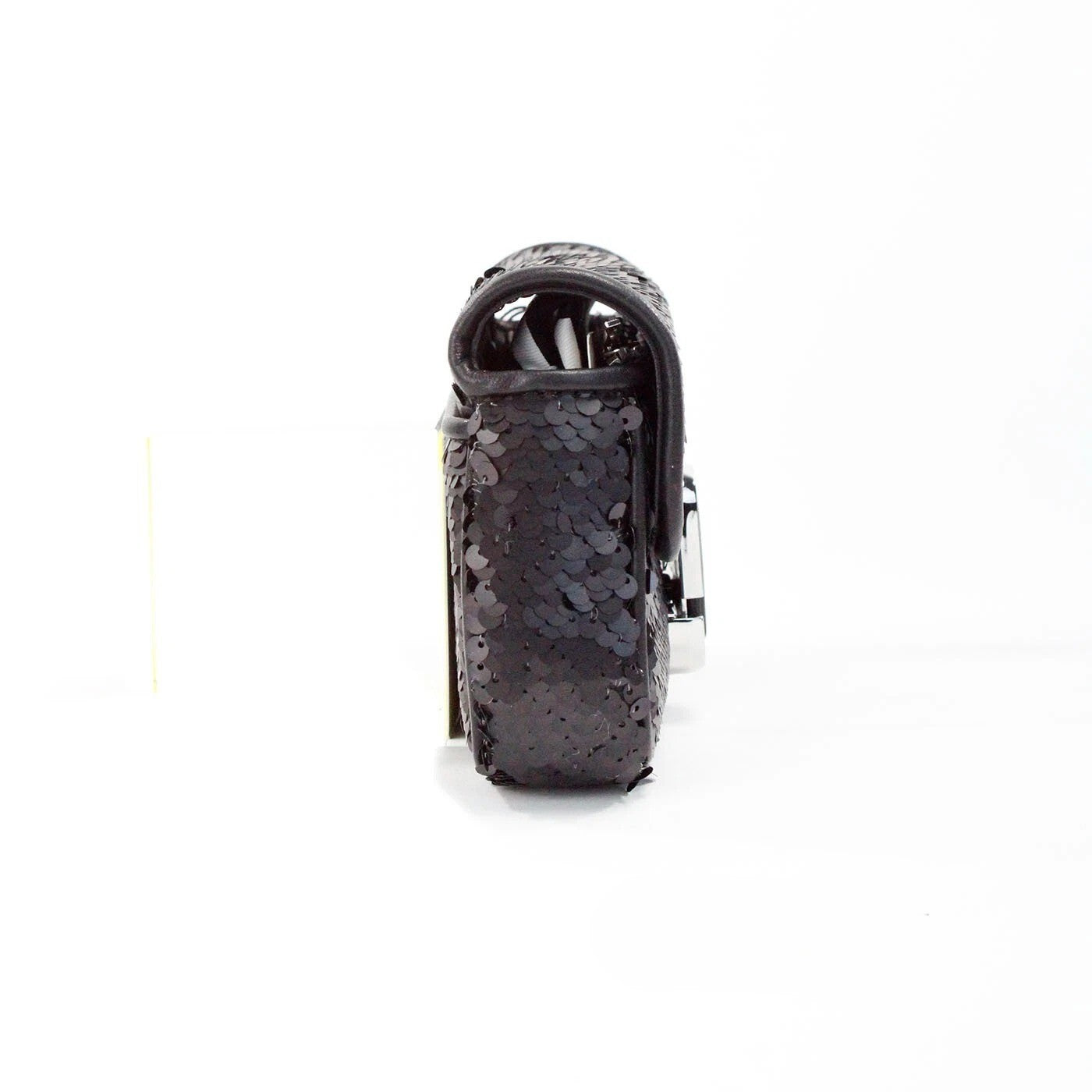 Marc Jacobs The Mini J Marc Shoulder Bag Black Sequined Crossbody Bag