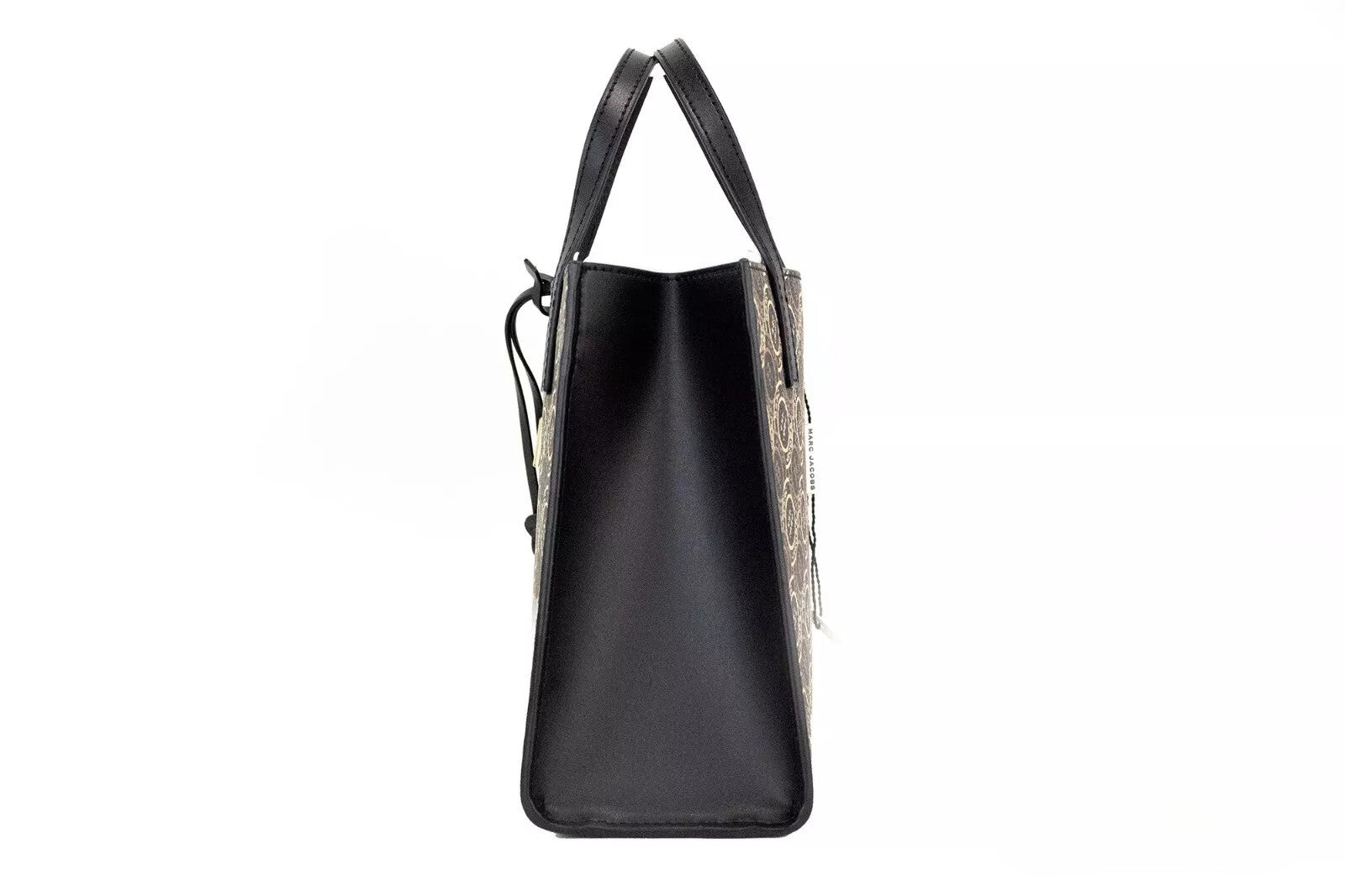 Marc Jacobs Mini Grind Signet Printed Leather Crossbody Tote Handbag Purse