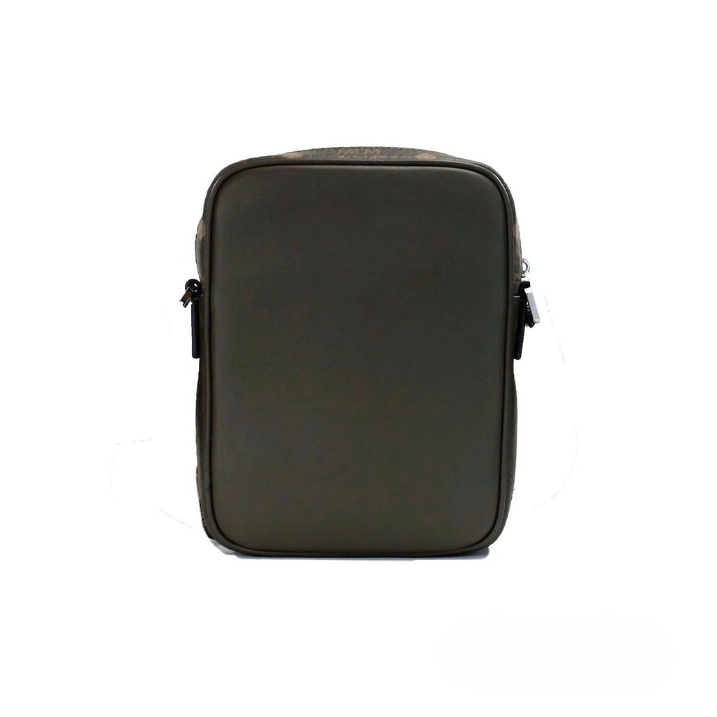 MCM Visetos Leather Camera Crossbody Bag