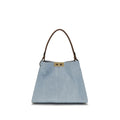 Blue Cotton Handbag