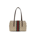 Beige Cotton Handbag