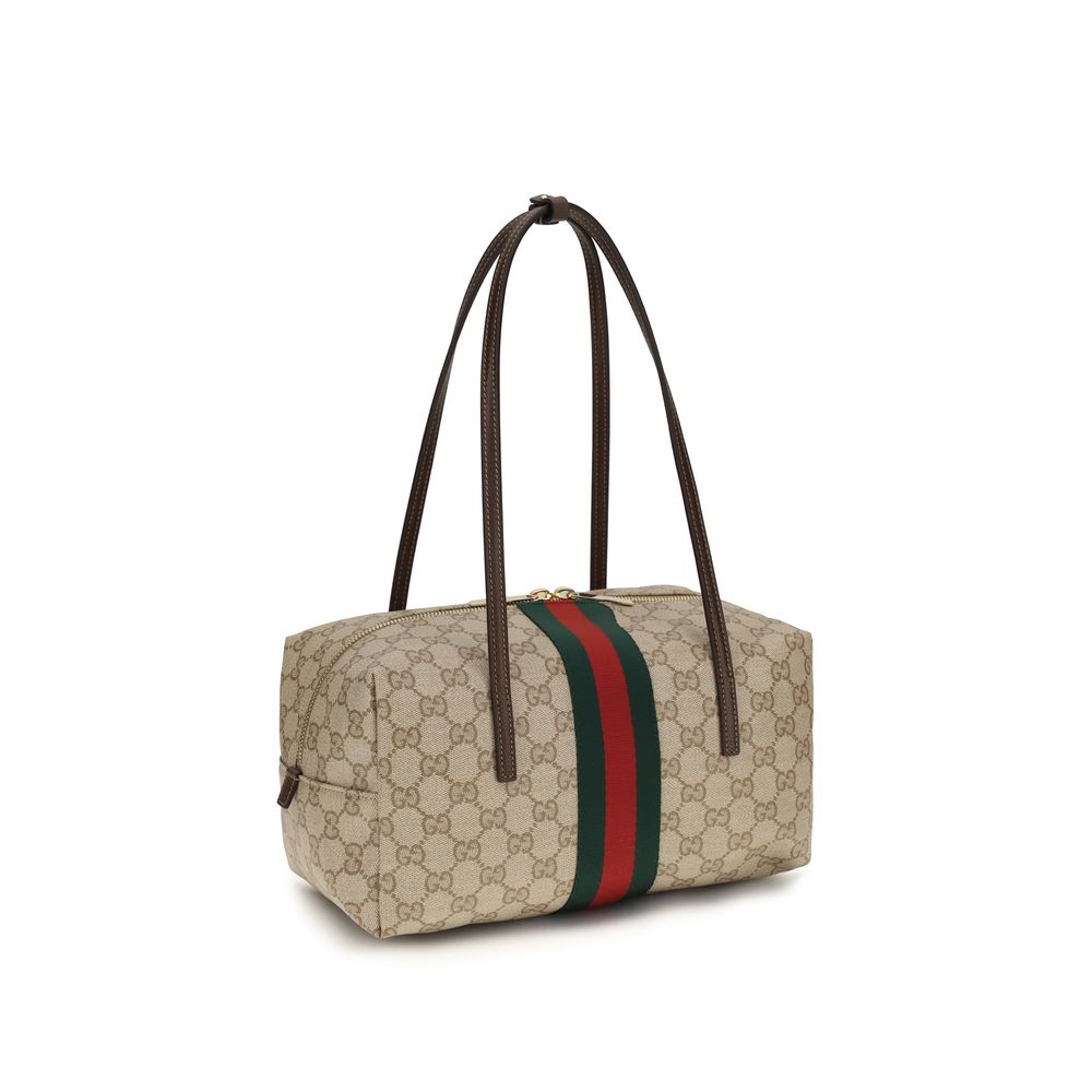 Beige Cotton Handbag