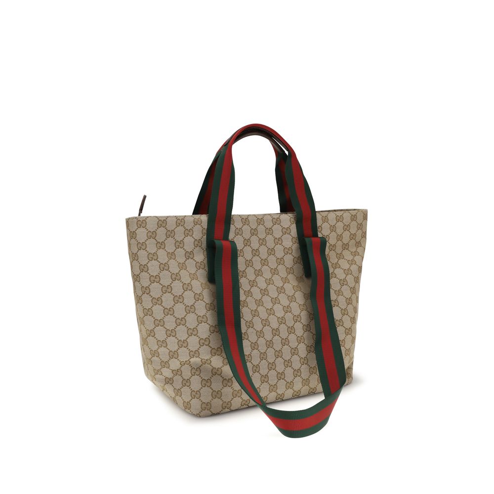 Beige Polyester Shoulder Bag