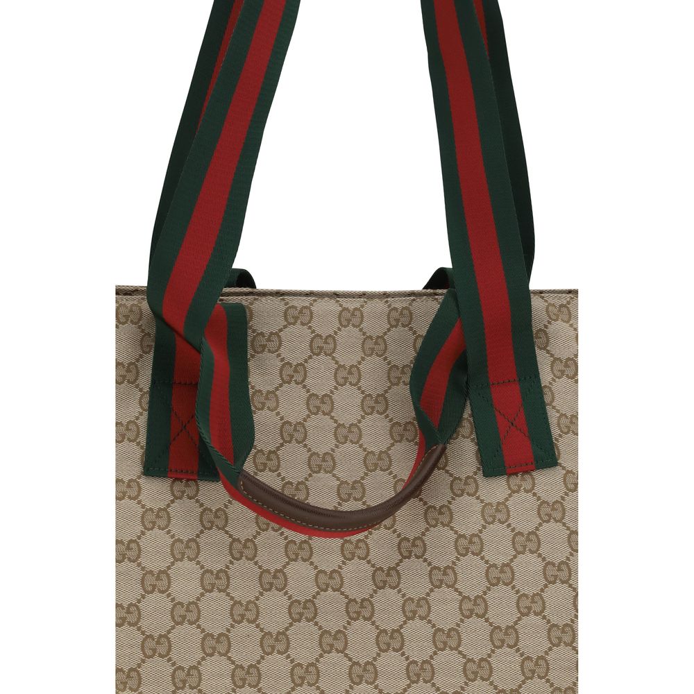 Beige Polyester Shoulder Bag