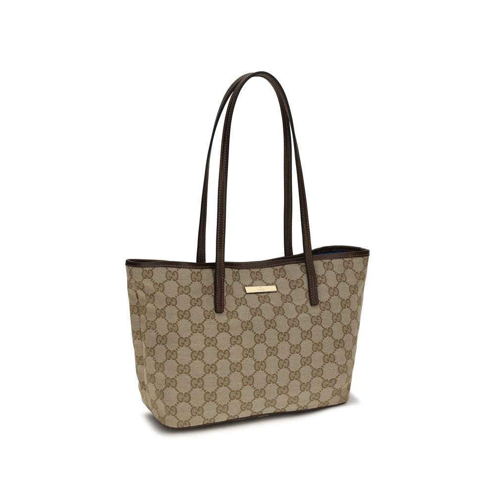 Beige Polyester Handbag