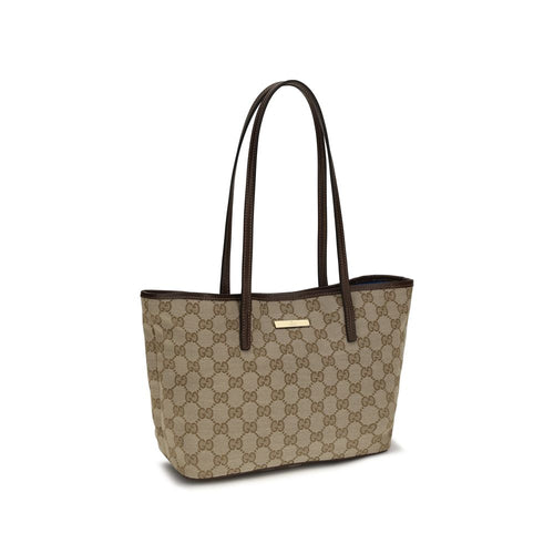 Beige Polyester Handbag