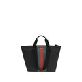 Black Cotton Shoulder Bag
