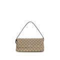 Brown Polyester Handbag