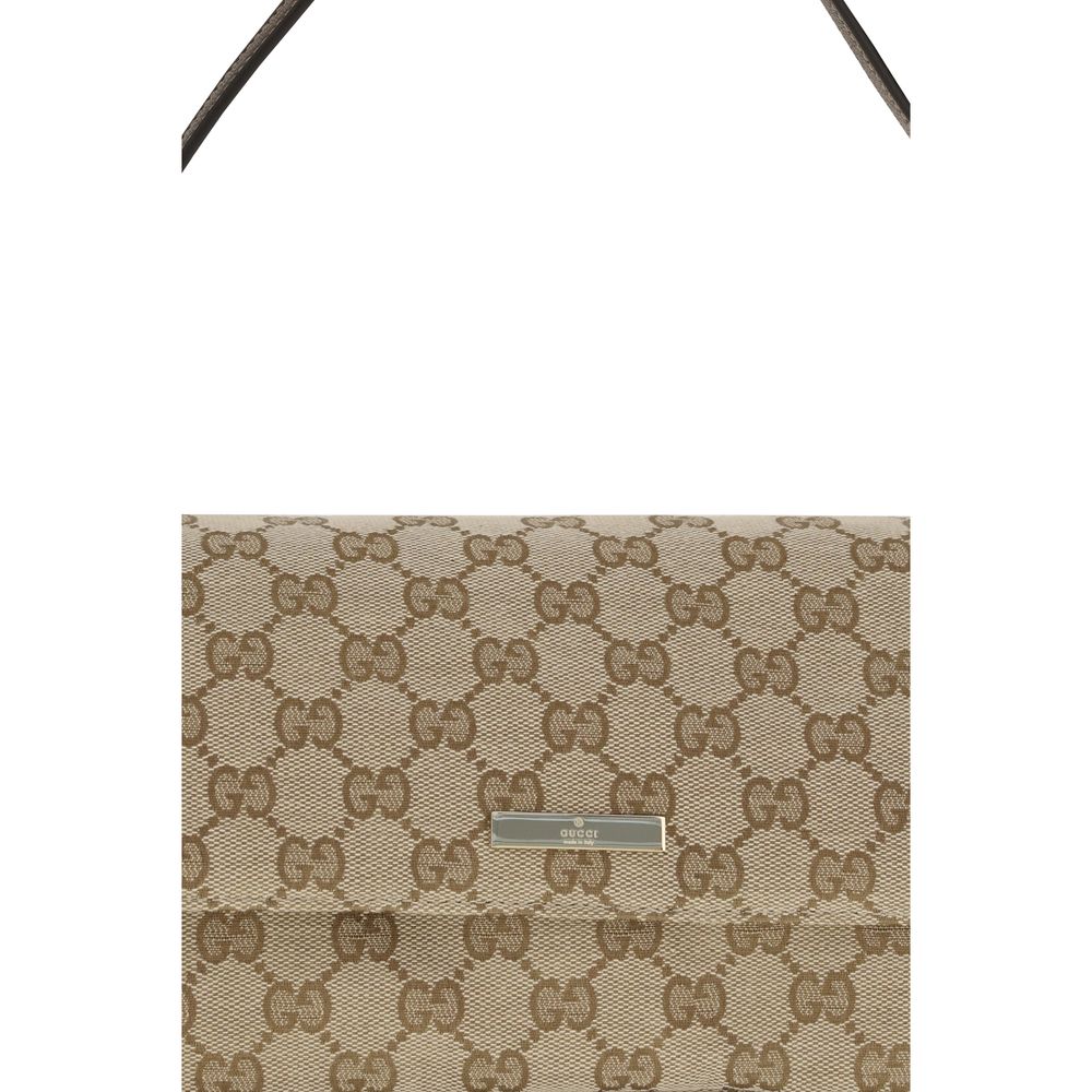 Brown Polyester Handbag