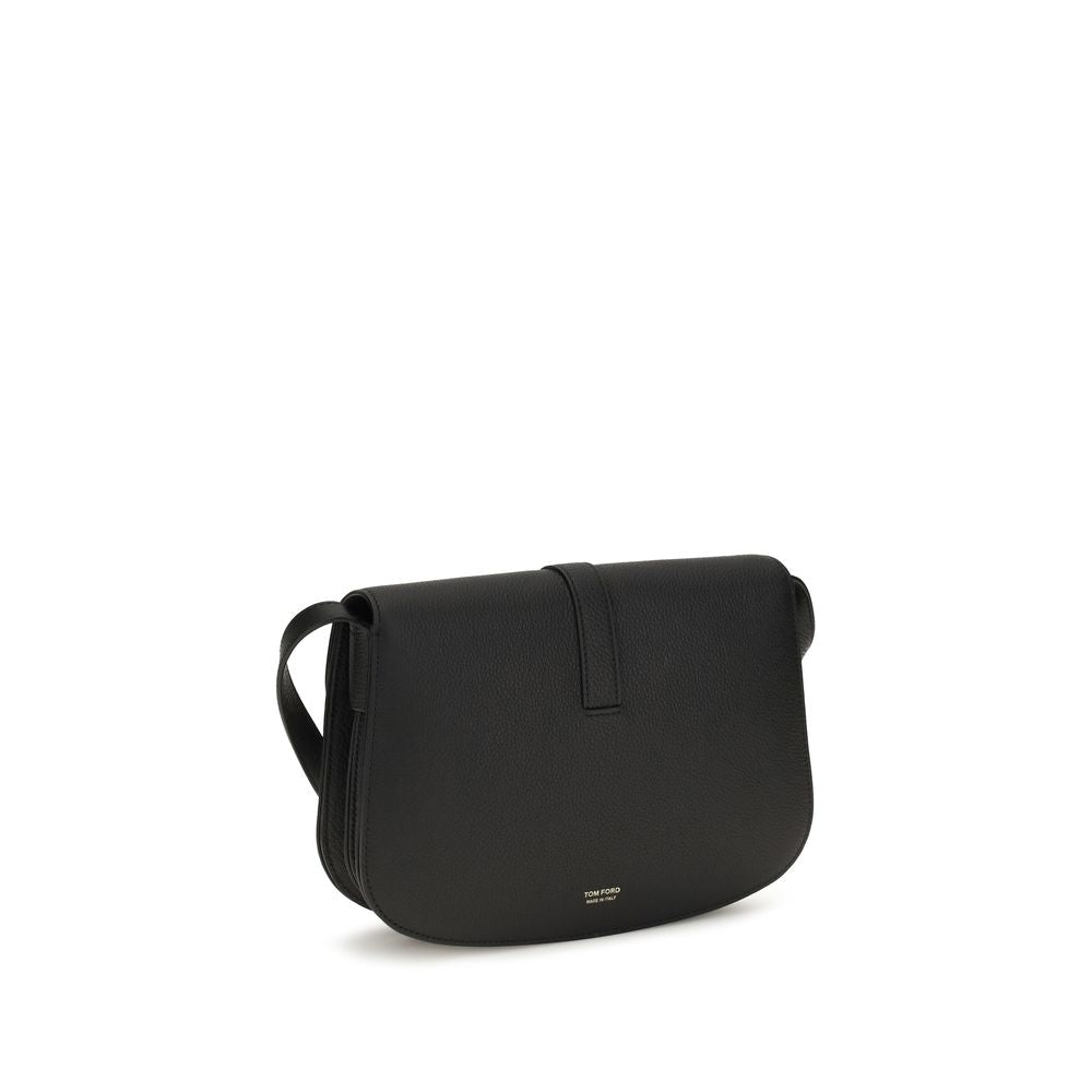 Black Calf Leather Bos Taurus Shoulder Bag