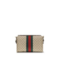 Beige Cotton Shoulder Bag