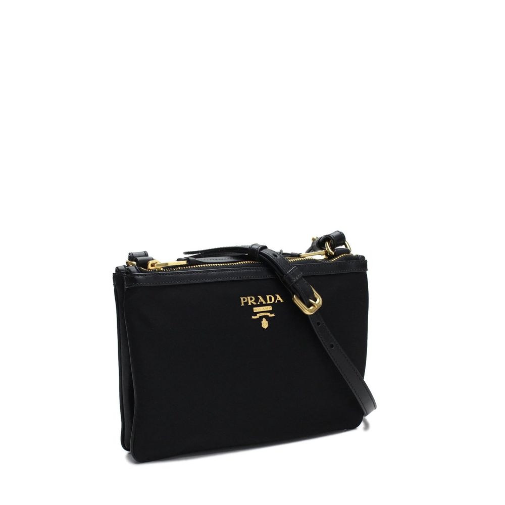 Black Nylon Crossbody Bag