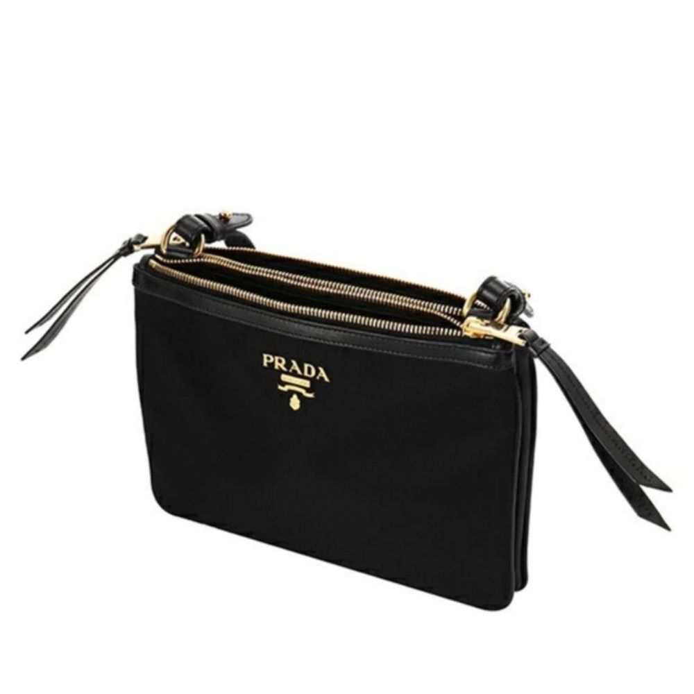 Black Nylon Crossbody Bag