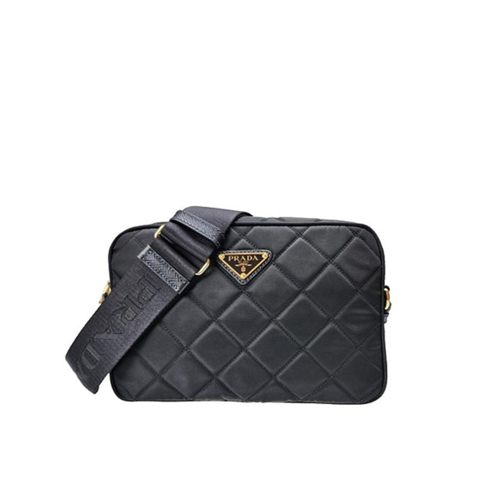 Black Nylon Shoulder Bag