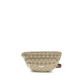 Beige Polyester Shoulder Bag