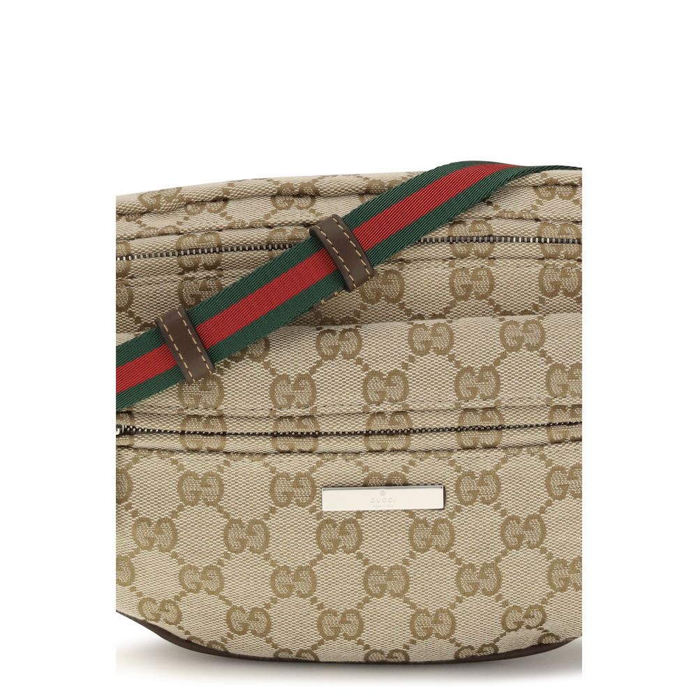 Beige Polyester Shoulder Bag