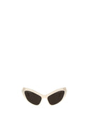 White Nylon Sunglasses
