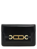 Black Leather Crossbody Bag