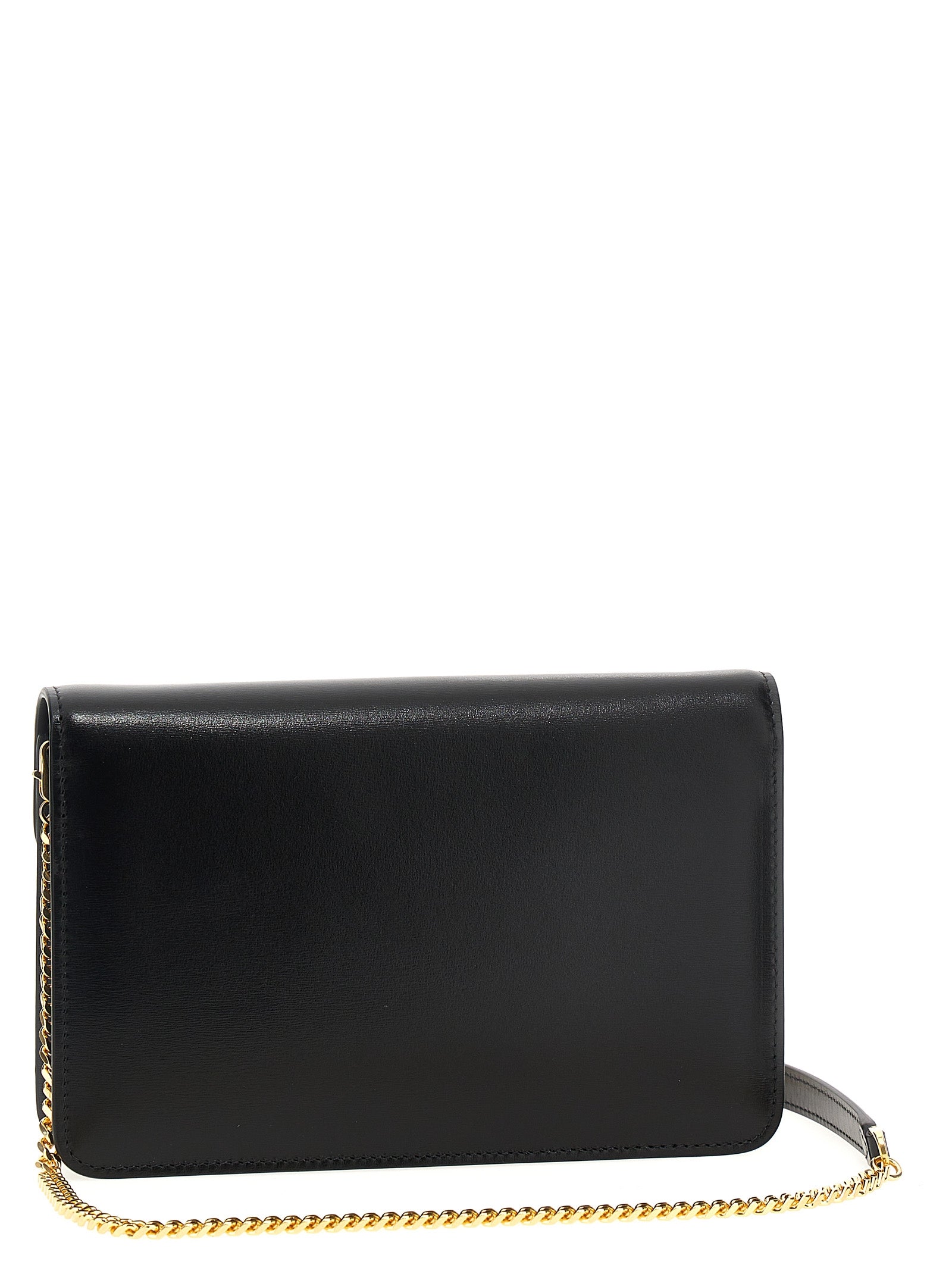 Black Leather Crossbody Bag