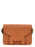 Brown Calfskin Crossbody Bag