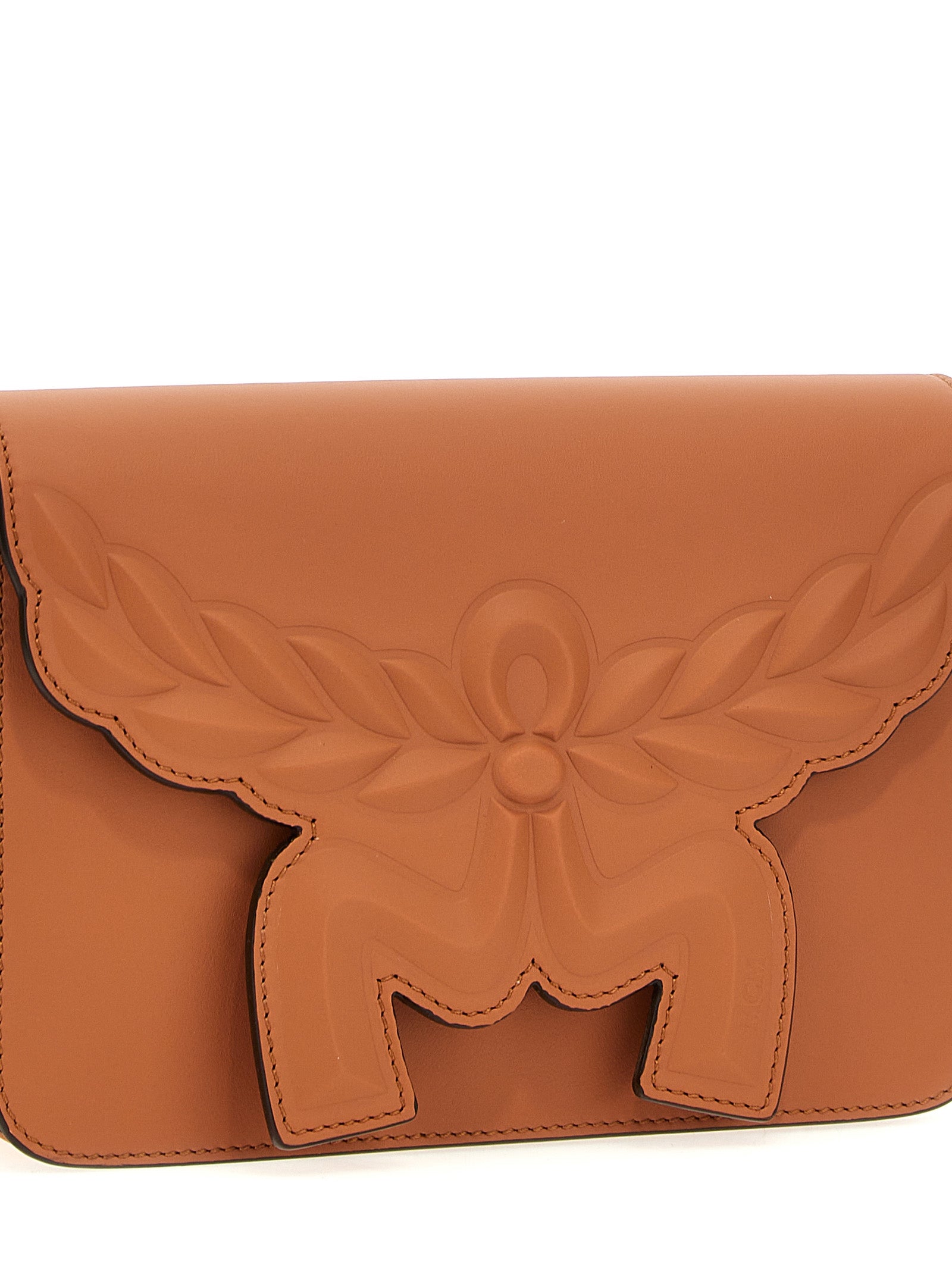 Brown Calfskin Crossbody Bag