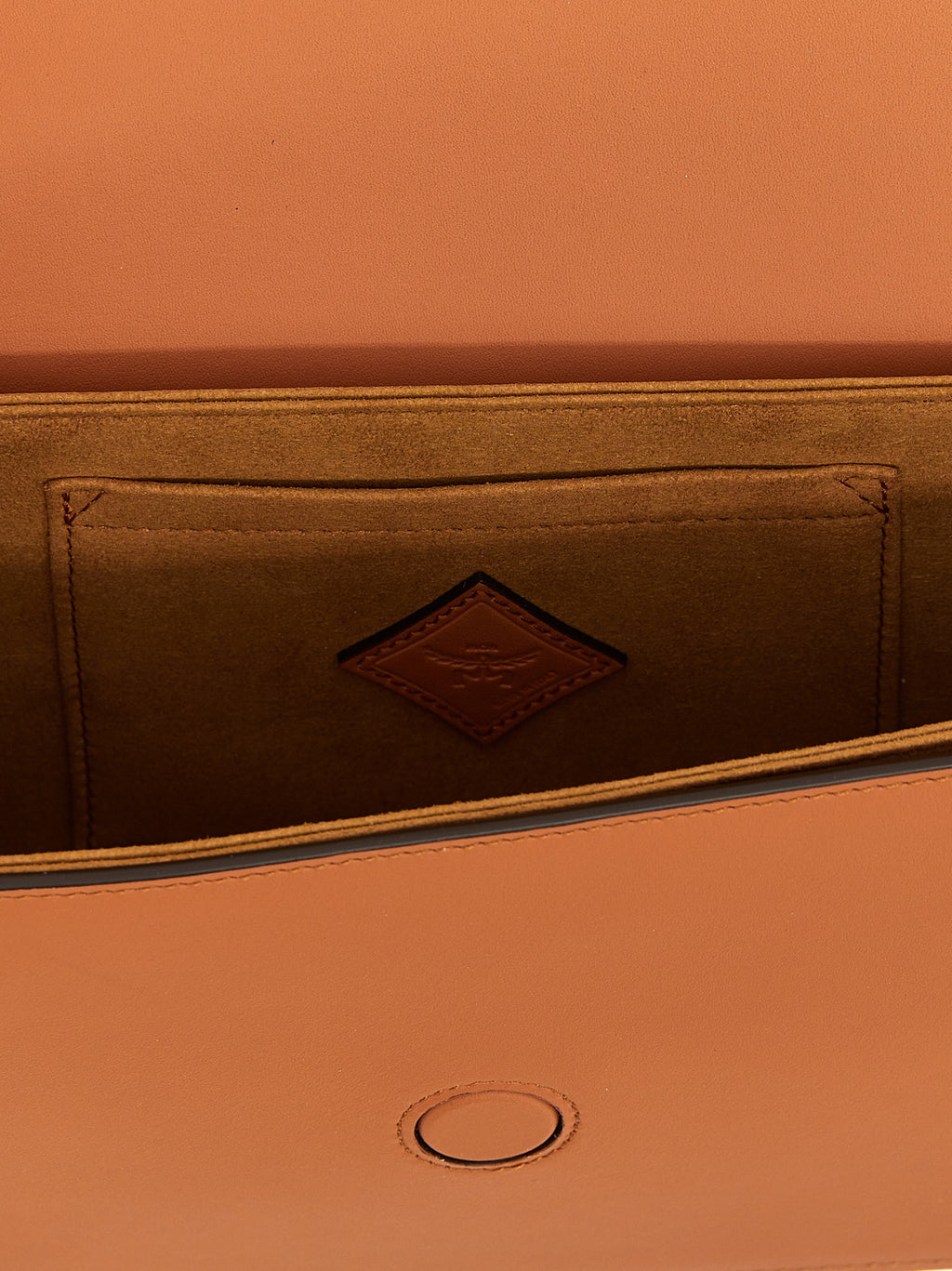 Brown Calfskin Crossbody Bag