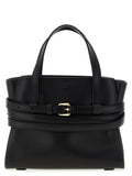 Black Polyester Handbag